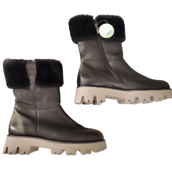 Paul Green Fluff Lined Boots - Picture 5 of 10